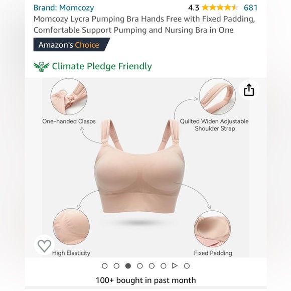 momcozy Other - MomCozy Lycra pumping and nursing bra